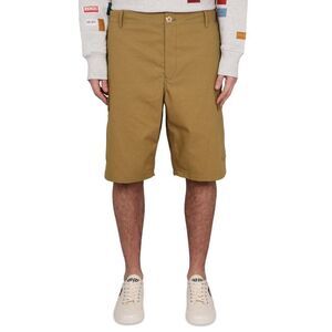 KENZO Men's Casual Twill Shorts Men BROWN Pants